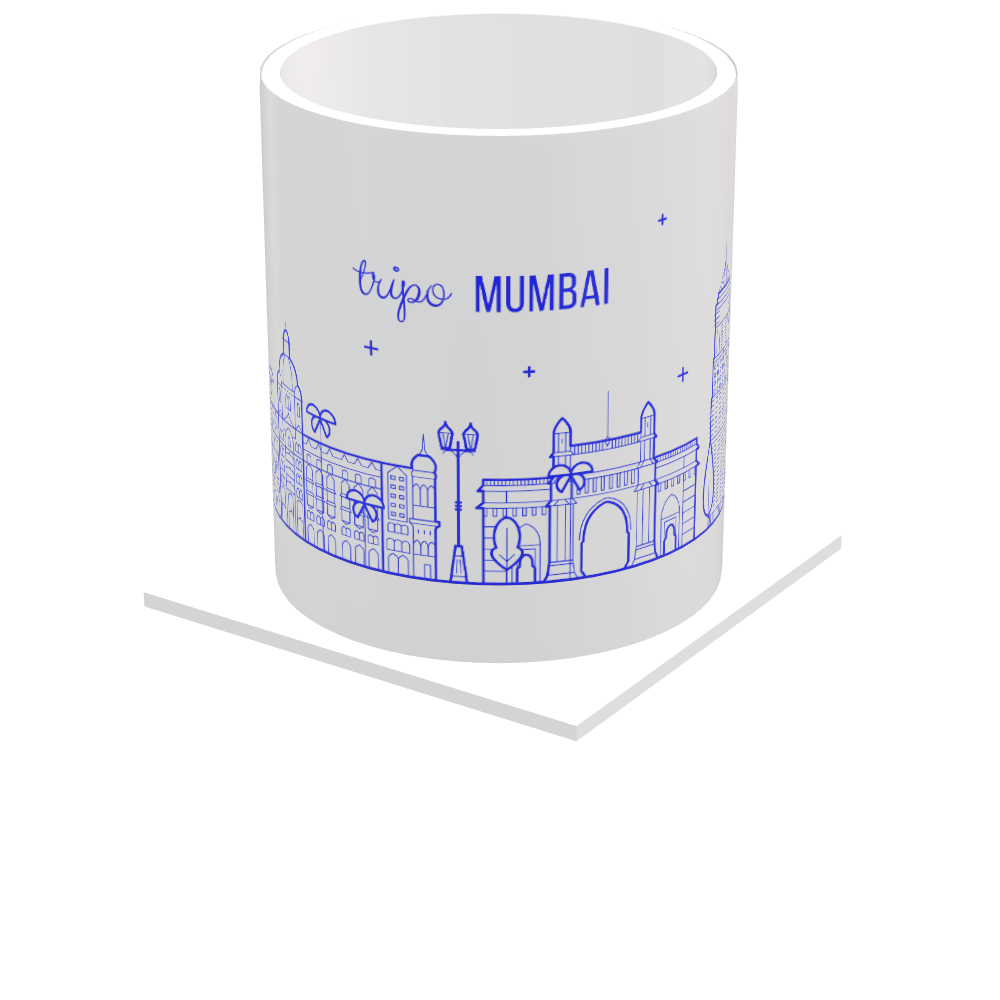 Mumbai Cityscape White Mug